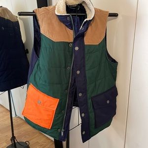 Club Room Color Block Vest